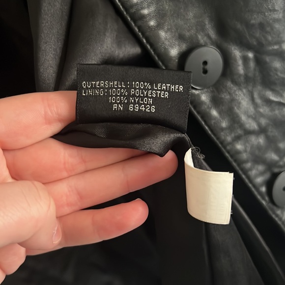 Great vintage leather jacket /blazer - Picture 4 of 6